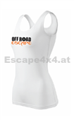 Damen Tanktop in weiss - Escape4x4 - Design 4